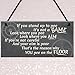 XLD Store Funny Toilet Sign Stand Up to Pee Chic Bathroom Door Loo Wall Art Plaque Gifts