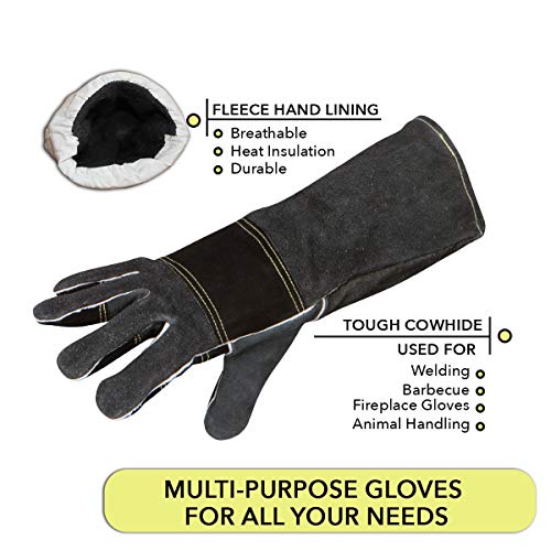 Welding Gloves Medium, Kevlar Sewn Welders Gloves Stick, Mig, Tig For