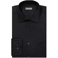 Amazon.com: Kenneth Cole Unlisted Men's Solid Dress Shirt, Black/Graphite,  14"-14.5" Neck 32"-33" Sleeve : Clothing, Shoes & Jewelry