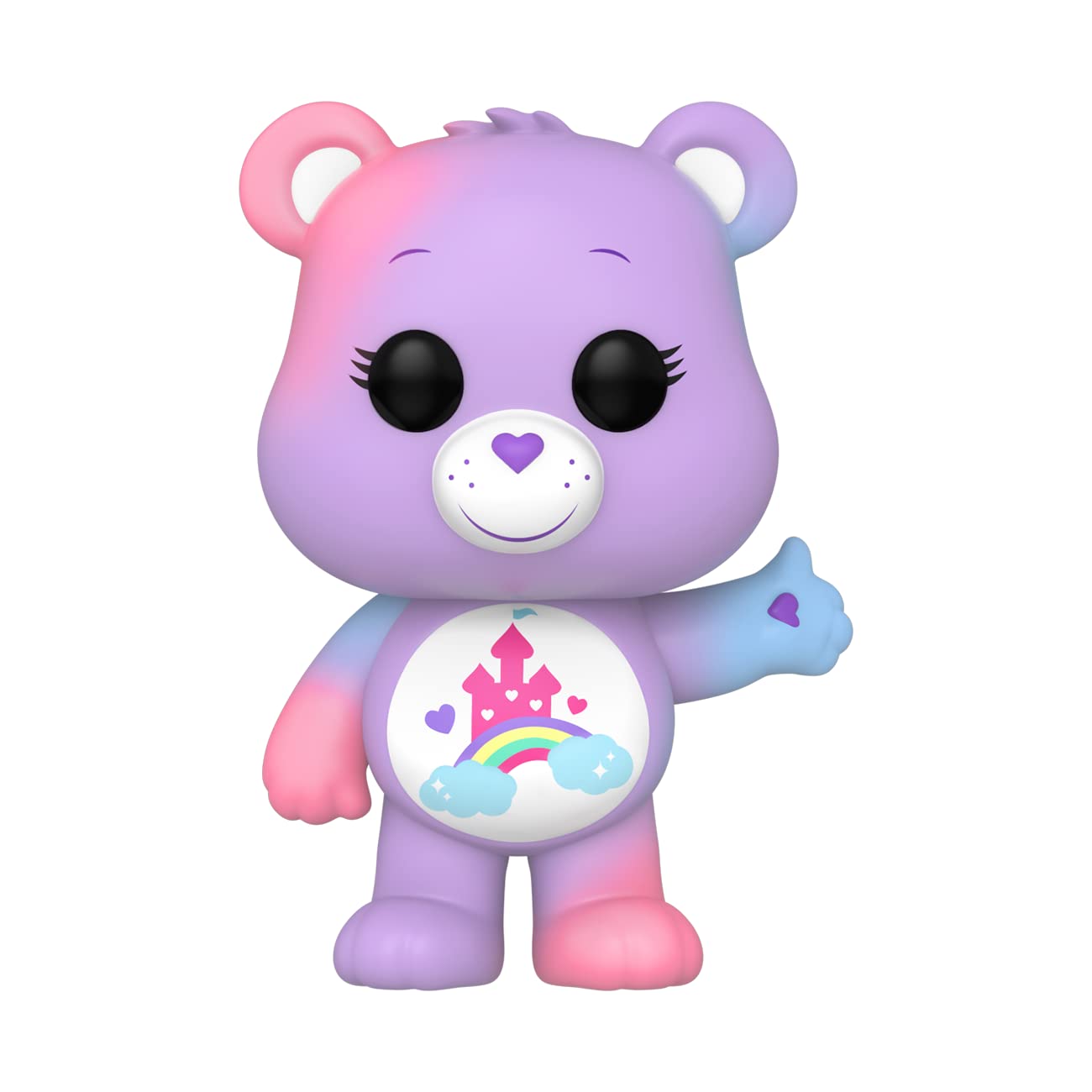 Funko POP! Animation: CB40- Care-a-Lot Bear - Care-A-Lot - Translucent - Glitter CH - Care Bears - Collectable Vinyl Figure - Gift Idea - Official Merchandise - Toys for Kids & Adults - TV Fans