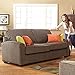 Super Sliders 3-1/2 Inch Round Felt Furniture Sliders for Hardwood Move Items Easily While Protecting Flooring from Scratches, 4 Pacl, Linen (4713495K)
