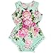 Anbaby Gilrs Cute Romper Climbing Clothes (12-24Months, Mint)