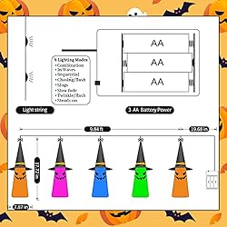 Halloween Decorations Outdoor Hanging Light Up