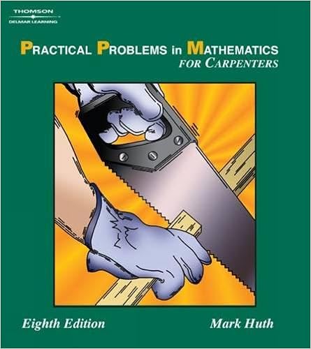 Practical Problems In Mathematics For Carpenters Applied Mathematics Huth Mark 9781401872151 Amazon Com Books
