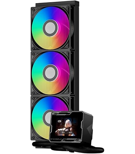 PCCOOLER CPS DT360 ARGB Display Liquid Cooler, 3.4-inch IPS