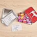 Juvale 6 Pack Tin Christmas Gift Card Boxes With Lids for Stocking Stuffers, 6 Winter Animals Designs (5 x 3.25 In)