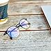 Blue Light Blocking Computer Glasses by WealthyShades-FDA Approved-Sleep Better, Reduce Eyestrain & Fatigue When Gaming, Tablet/Phone Reading, TV-Anti