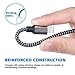 Cordify 3Pack 3FT Lightning Cable 8 Pin Nylon Braided Sync and Charging USB Cable Cord Compatible with iPhone 7/7 Plus/6s/6s Plus/6/6 Plus/5s/5c/5/SE, iPad/ iPod & more (Black)