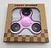 SMAZ LIFE Anti-Anxiety Fidget Spinner Toy Helps Focusings EDC Focus Toy for Kids & Adults - Best Stress Reducer Relieves ADHD Anxiety and Boredom Ceramic Cube Bearing Plating Pink
