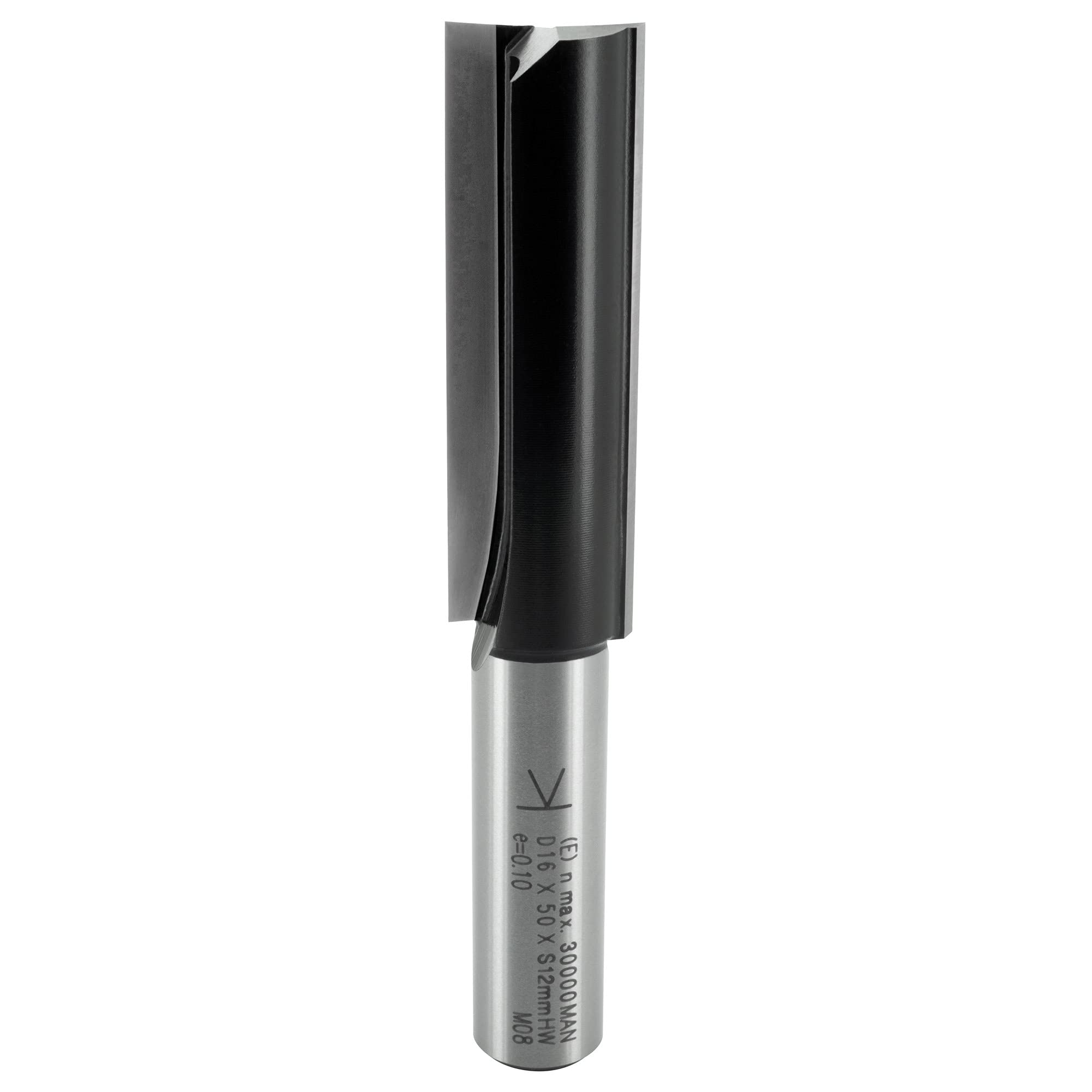 ENT 10550 Straight Cutter Tungsten Carbide TC, Shank (S) 12 mm, Diameter (D) 16 mm, NL 50 mm, SL 40 mm, GL 90 mm