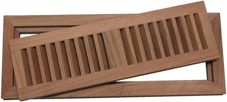 Walnut Hardwood Floor Vent 2 1 4 X 10 Flush Mount With Frame