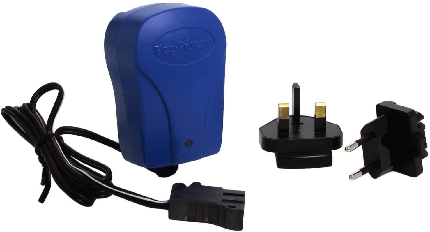 Peg Perego 12V Replacement Battery Charger, Blue