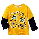 Warmbaby Little Boys Kids Long Sleeve T-shirts
