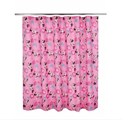 Disney Minnie Mouse Curtains W66 X L54 In Amazon Co Uk Kitchen