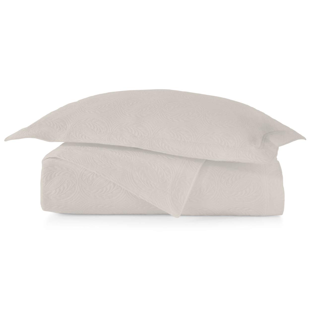 Peacock Alley Vienna Matelasse Coverlet or Sham | Luxury Bedding | Soft, Cotton | Classic Design in Beautiful Neutral Colors… (Linen, Coverlet Queen)