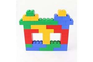 UNiPLAY Plump Soft Building Blocks - 12-Piece Jumbo Stacking Multicolor Set for Early Cognitive Development and Creative Play - Ages 3 Months+