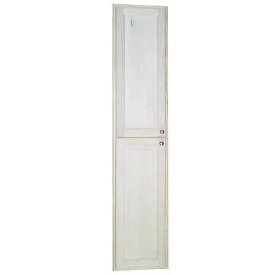 WG Wood Products Recessed Manhattan Pantry Cabinet 72", Unfinished