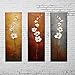 3Pcs Colorful Flower Canvas Abstract Painting Print Art Wall Home Decor Unframed