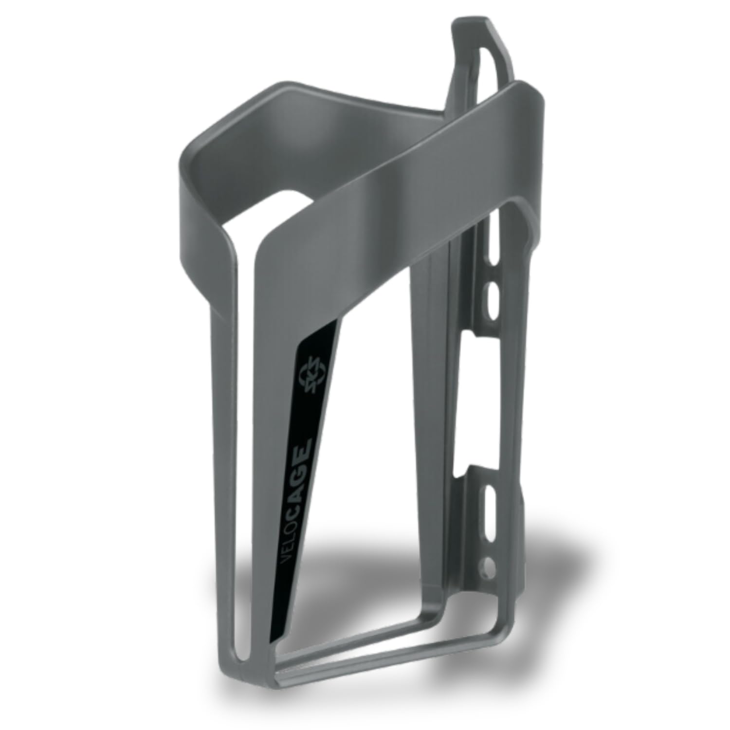 SKS GERMANY VELOCAGE BASALT GREY bottle cage, drinks bottle cage (lightweight drinks holder in a sporty design, secure attachment, compatible with all common bicycle bottles)