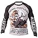Tatami Fightwear Men's Thinker Monkey Long Sleeve Rash Guard White