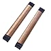 Hisight 2pcs Fashion Hair Styling Disk Hair , Donut Former Foam DIY Tool (Coffee Color)