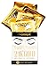 24K Gold Eye Mask With Collagen, 15 Pairs of Pads per Pack, Reduce Puffiness, Stimulate with Hyaluronic Acid to Fight Dark Circles and Under Eye Bags for Anti Aging Effects, Safe and Sterile Gel Packs