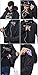 BOMBAX Travel Jacket Men,10 Pockets Windbreaker Flight Bomber Jacket & Coats Black