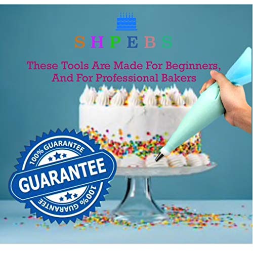 Cake Decorating Supplies For Beginners | Cake Decorating Kit Baking Supplies Set | Aluminum Rotating Turntable Stand | Frosting Piping Tips & Icing Bags | Smoother & Spatula, Frosting & Pastry Tools - Thumbnail 7