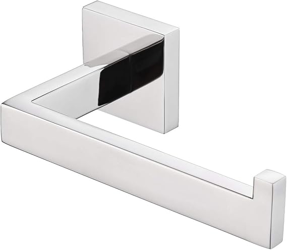 Amazon Brand - Umi Portarollos Papel Higienico Porta Rollos de Papel Higienico Acero Inoxidable SUS304 Baño Soporte Colgador Taladro Cocina Pulido, ...