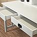Best Choice Products® Mission White Solid Wood Writing Desk Home Office Computer Desk