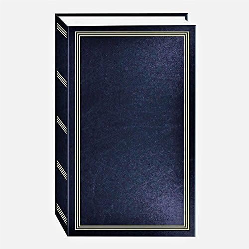 TSVP NAVY BLUE photo album 500 pocket for 4"X6" photos 3-ring