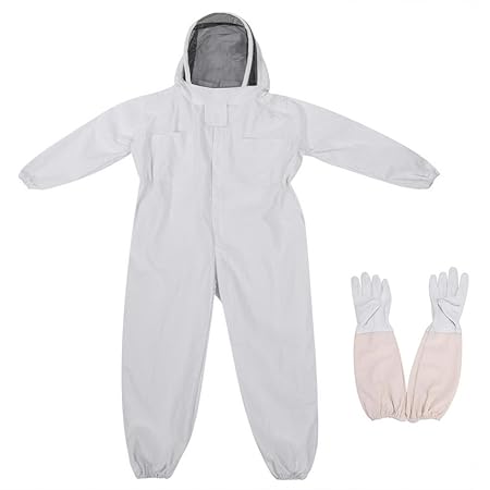 Fdit Professionelle Imkerschutzhandschuhe Imker Schutz Ausrüstung Overall