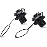 Inflatable Boat Air Valve | 22mm One‑Way Spiral Screw Air Plug Replacement Valve for Inflatable Boat, Raft, Rubber Dinghy, Towable Tube, Inflatable Kayak