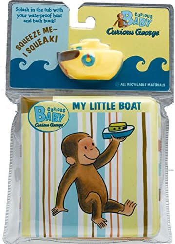 Curious Baby My Little Boat (Curious George Bath Book &amp; Toy Boat) (Curious Baby Curious George)