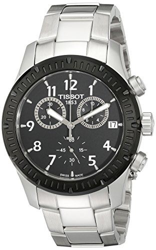 Tissot Men's T0394172105700 V8 Analog Display Swiss Quartz Silver Watch