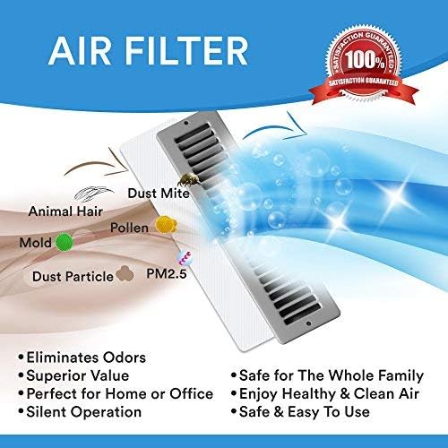 Vent Register Filters 24 Pieces Of Floor Vent Filtration Of Dust