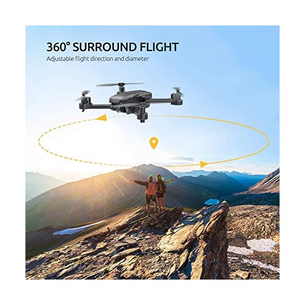 Tomzon D30 GPS Drohne mit 4K Kamera, 5G FPV Drohne, Faltbarer Drohne, Optischer Positionierung, 17min Flugzeit… – Bild 5