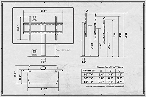 Fitueyes-Universal-TV-Stand-Base-Tabletop-TV-Stand-with-Wall-Mount-for-up-to-60-inch-Flat-screen-Tvs-VizioSumsungSony-Tvsxbox-Onetv-components-TT107001GB