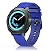 ANCOOL Compatible Gear Sport Band Replacement 20mm Silicone Watch Band Compatible Gear Sport/Galaxy Watch (42mm)/Ticwatch E/Ticwatch 2/Vivoactive 3 Watch - Small Royal Blue