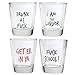 Trailer Park Boys Julian Ricky Bubbles Lahey Shot Glasses - Set of 4