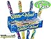 Toysmith Jumbo Spiral Glitter Wands (12.5 Inches) Gift Set Party Bundle - 3 Pack (Assorted)