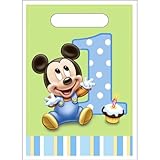 Disney Mickey Mouse 1st Birthday Treat Sacks