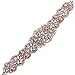 XINFANGXIU Rose Gold Bridal Wedding Dress Sash Belt Applique
