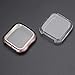 QIBOX Screen Protector Case Compatible Fitbit Versa (2-Pack), All-Around Protective Screen Cover Bumper Shell Soft TPU Plated Case Compatible Fitbit Versa Smartwatch Version