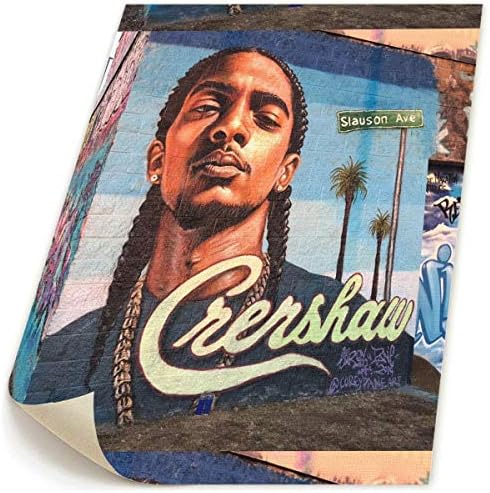 Heart Yan Nipsey Hussle 19x22in Canvas Picture Art Wall Poster Creative Artist Painting Print for Bathroom Bar Decorations Wall Artwork