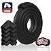 PRE-Taped Table Edge Corner Protector - [6.5ft Edge + 6 Corner] -10s to Install- Premium High Density Baby Proof Table Protector-Corner Cushion and Edge Safety Bumpers -Black