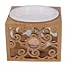 Singeek Ceramic Essential Oil Burner Diffuser,Hollowing Floral Tea Light Holder Aromatherapy Oil Warmer, Holiday Home Decoration Valentine (Auspicious Cloud)thumb 3