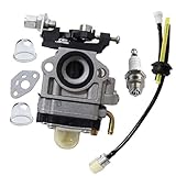 Janrui Carburetor for Echo SRM-280 SRM-280S SRM-280T SRM-280U Timmer with Fuel Line Spark Plug Kit