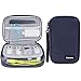 Damero USB Flash Drive Case Bag Wallet, SD Memory Cards Cable Organizer-Travel Gadget Case for Electronics Accessories (Small, Dark Blue)