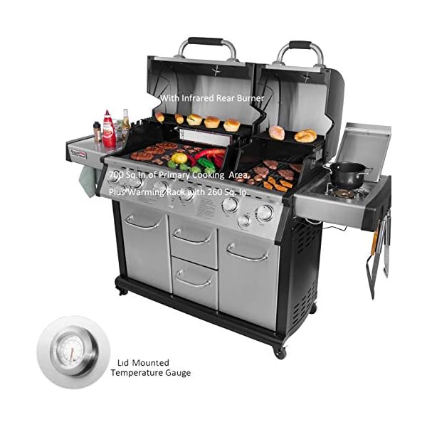 Royal-Gourmet-MG6001-R-C-6-Cabinet-Propane-Infrared-Burner-Gas-Grill-Stainless-Steel
